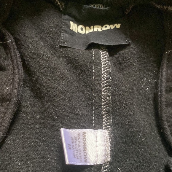 Mens Monrow Black Drawstring short size M - Picture 3 of 6